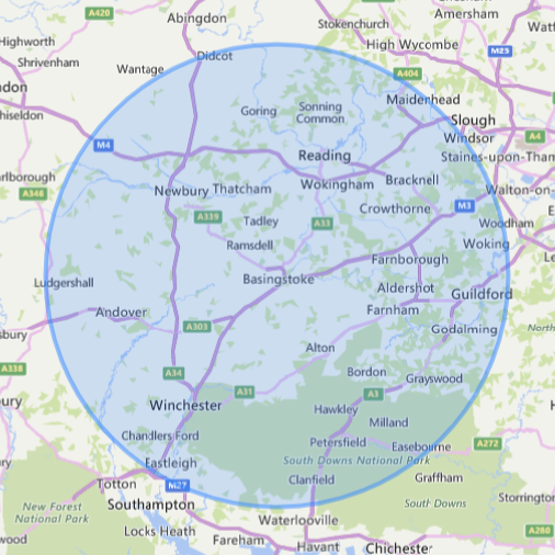 basingstoke map